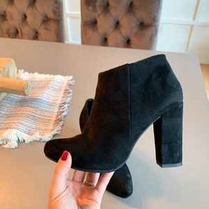 Women’s black booties